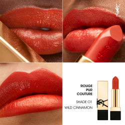 Yves Saint Laurent Rouge Pur Couture - Помада для женщин O1 Wild Cinnamon, 3 g
