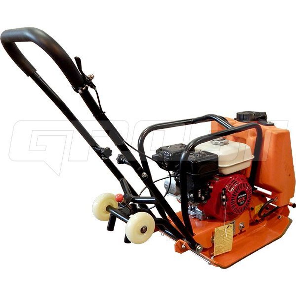 Виброплита бензиновая GROST VH 60 - [71 кг / 12 кН / Honda GX160]