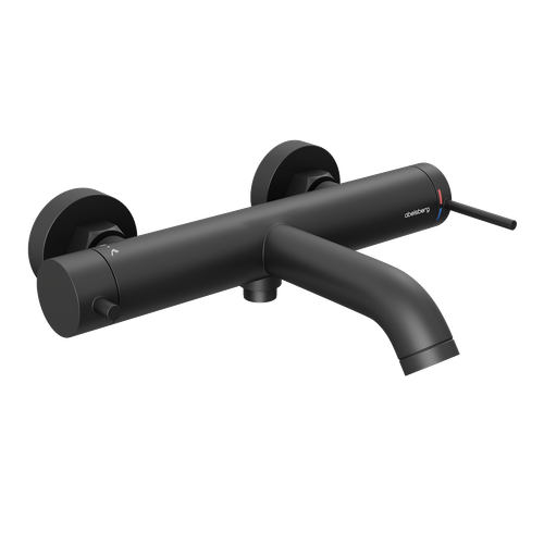 Смеситель для ванны и душа Abelsberg Fluida ERF22516MB, вулканический черный