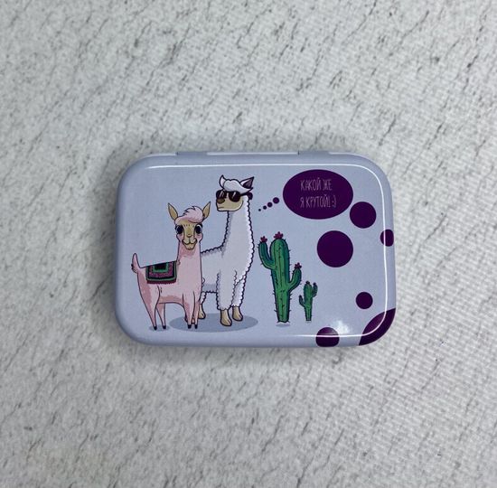 Подарочный бокс для девочки "Лама и Альпака", 5 предметов