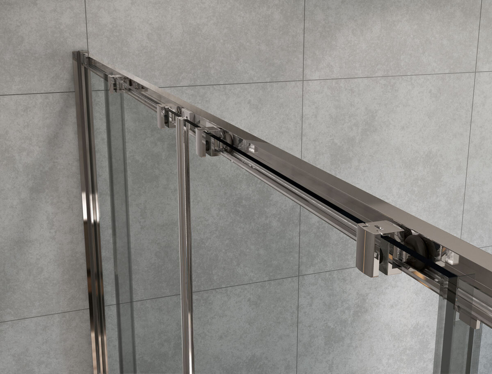 Душевой уголок Garda VSR-1G28017CL, 1700*800, хром, стекло прозрачное, , шт