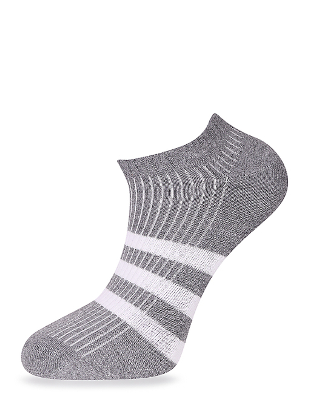 Носки мужские серый с белой полоской