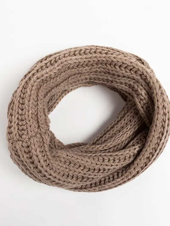 Снуд женский, цвет бежевый, размер 120x33