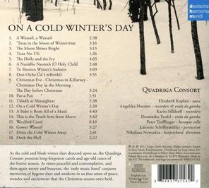 Quadriga Consort / On A Cold Winter's Day (Early Christmas Music And Carols From The British Isles)(CD)
