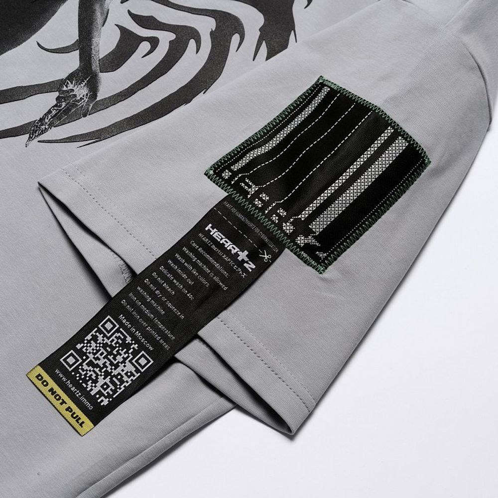 Футболка Heartz «Grime» Elevated T-Shirt Asphalt