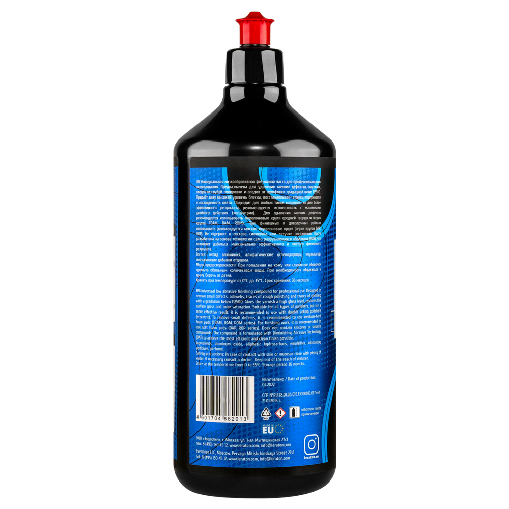 LERATON Polish It Среднеабразивная паста 1л