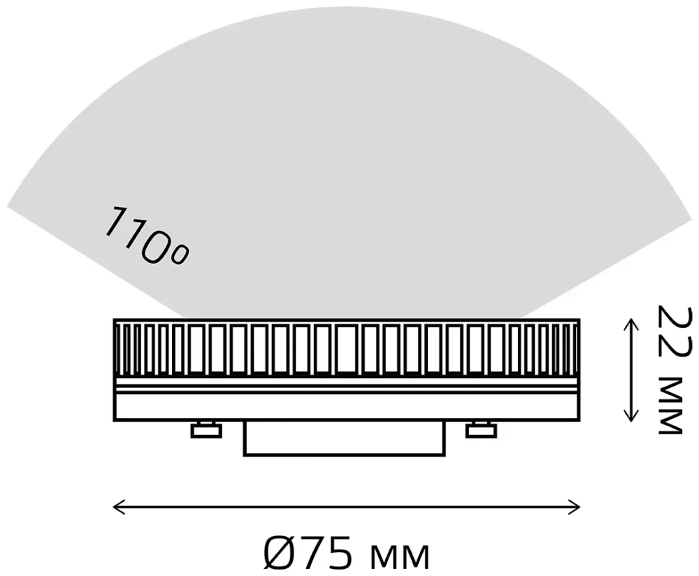 Лампа Gauss LED Elementary GX53 11W 850lm 6500K 83831