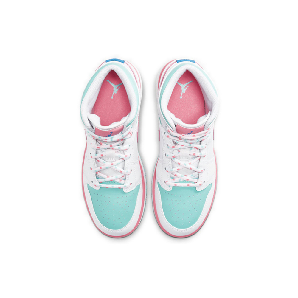 Кроссовки Air Jordan 1 Mid GS Digital Pink