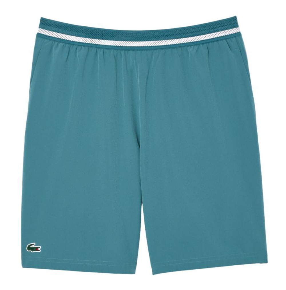 Мужские теннисные шорты Lacoste Tennis x Novak Djokovic Sportsuit Shorts - Бирюзовый