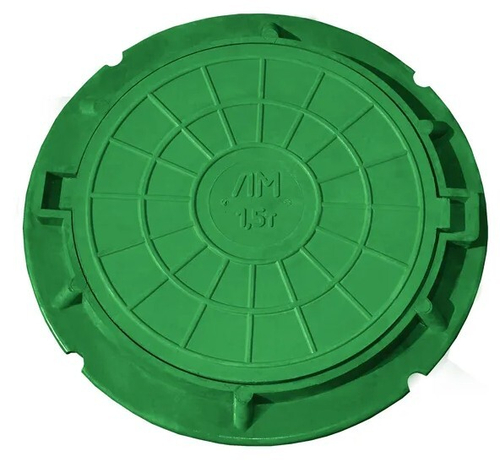 Люк полимерно-композитный тип 15 зеленый