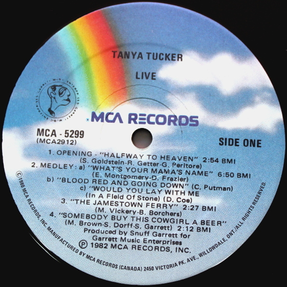Tanya Tucker / Live (LP)