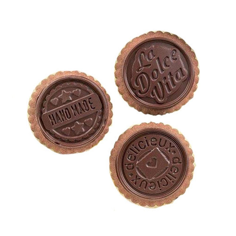Силиконовая форма для приготовления печенья Cookie Dolce Vita Slim 22.165.77.0165, 15.3 х 11 см, коричневый