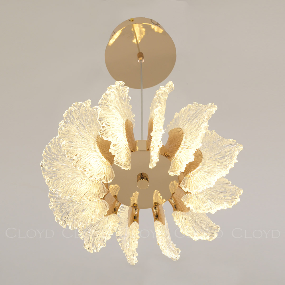 Люстра Cloyd ANTIGUA C1 / Ø35 см - золото (арт.11317)