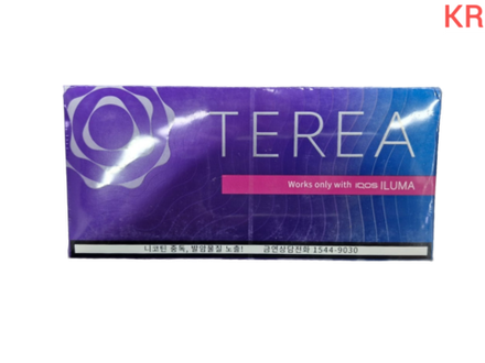 Стики Terea Purple wave - табак с лесными ягодами и ментолом (Корея) (блок - 10 пачек)