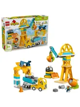 Конструктор DUPLO 10476 Строительная площадка и техника 3в1