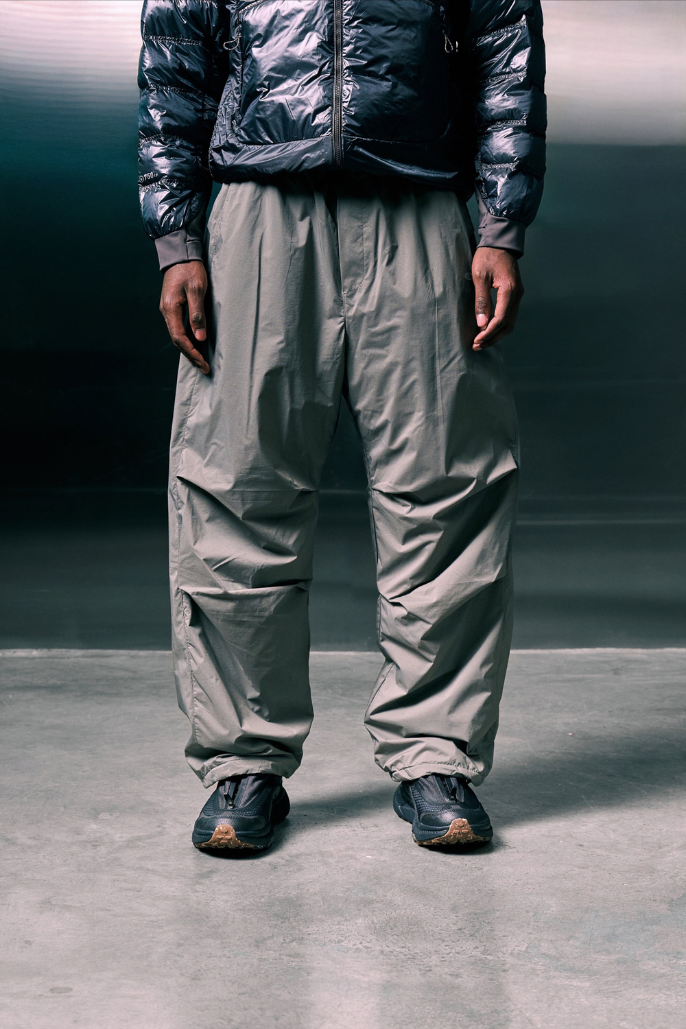 Брюки Nothomme Blue OCTA Fleece Wind Shell Lightweight Warm Pants "Gray Green"