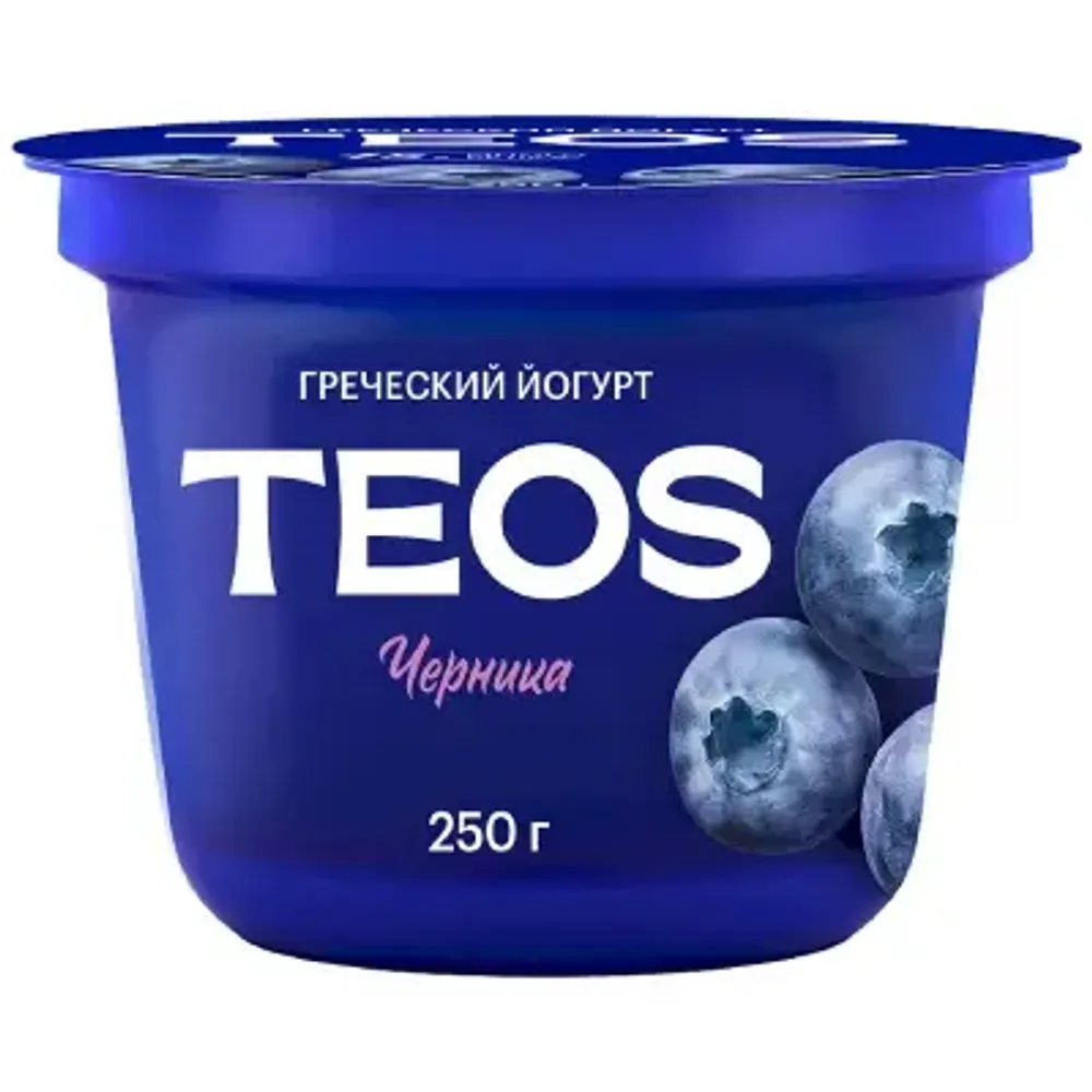 Йогурт "Теос" 2% Черника 250г
