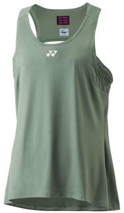 Женский топ теннисный Yonex Tennis Practice Tank - olive