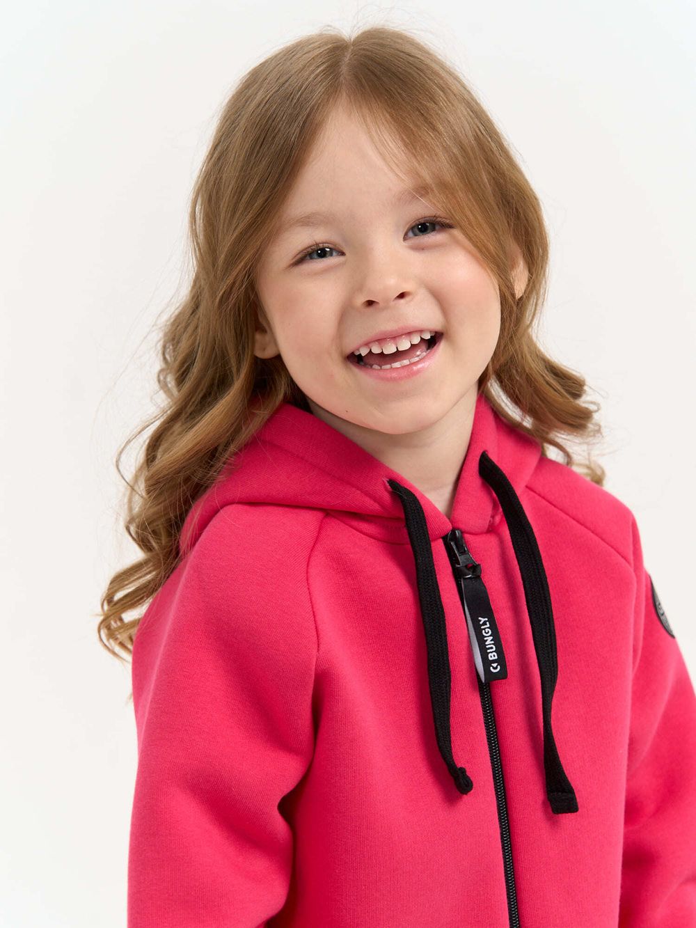 Комбинезон с накладным карманом "Фуксия" утепленный