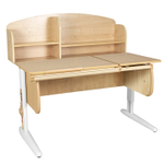 Растущая парта Дэми СУТ 25 с задней полкой СУТ.34.390 (1200×880 мм)