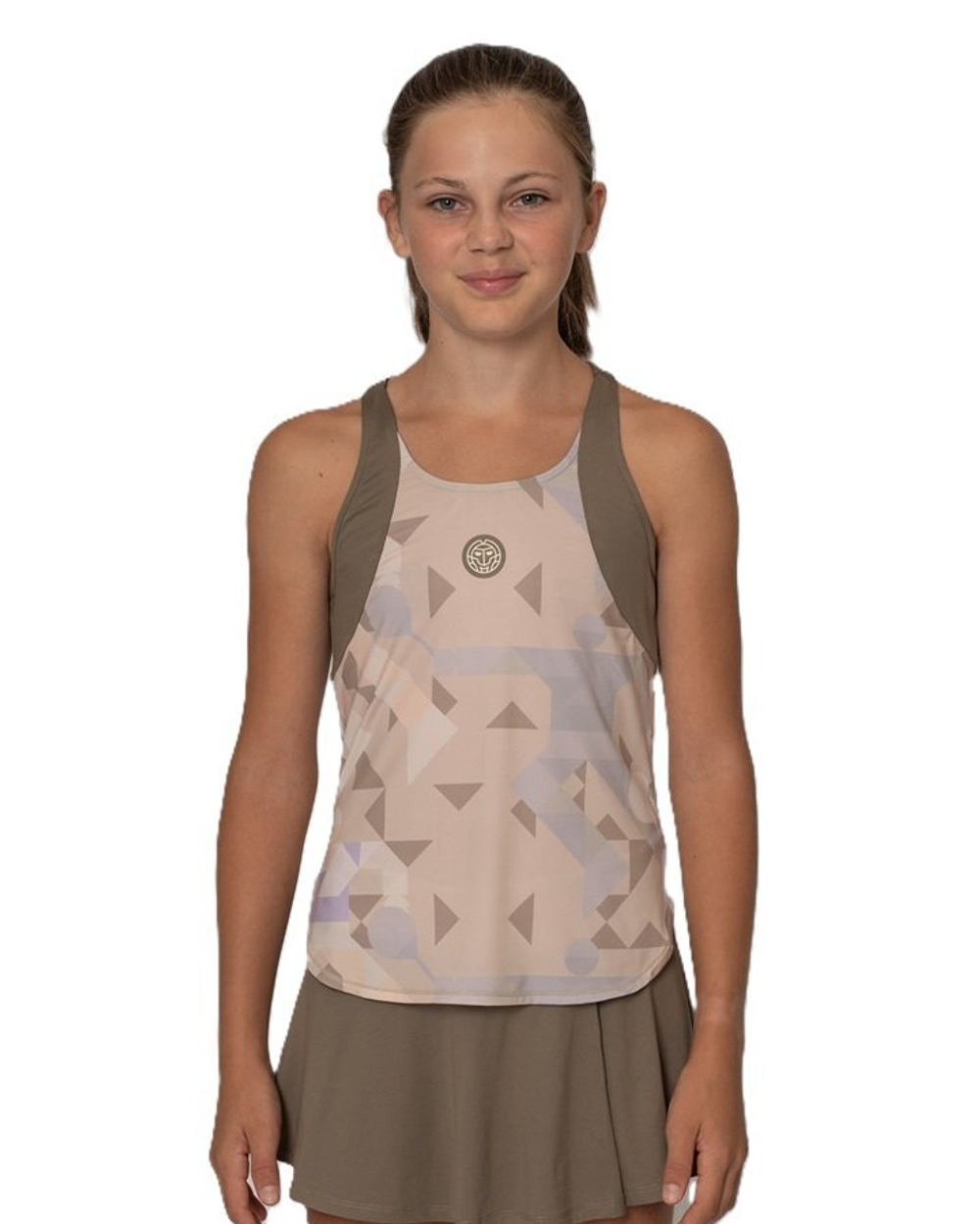 ОДЕЖДА ДЛЯ ТЕННИСА Девочки, Майка BIDI BADU PARIS 2025 .