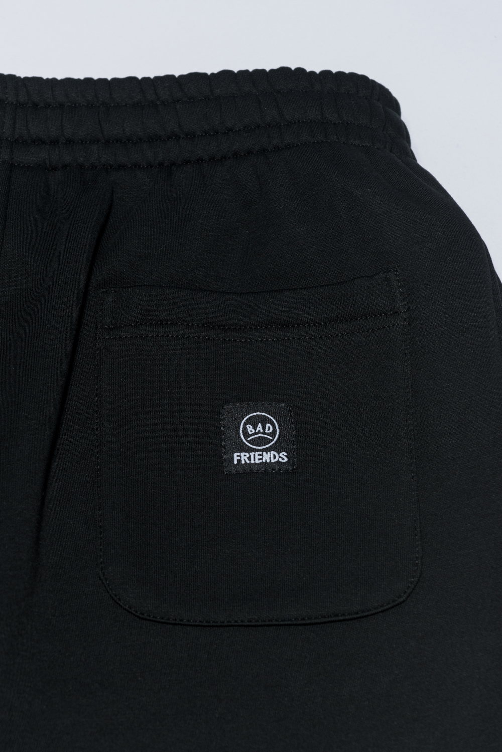 Штаны THE BAD FRIENDS Basic fit WRM черный Ш4 начес flecee