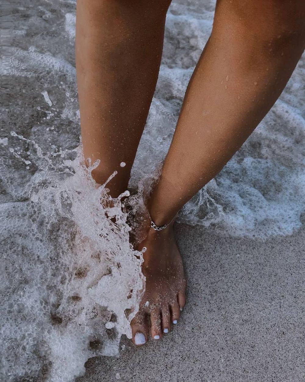 Браслет на ногу (анклет) Зацепила