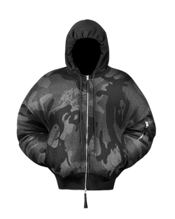 CUMO knitted zip hoodie