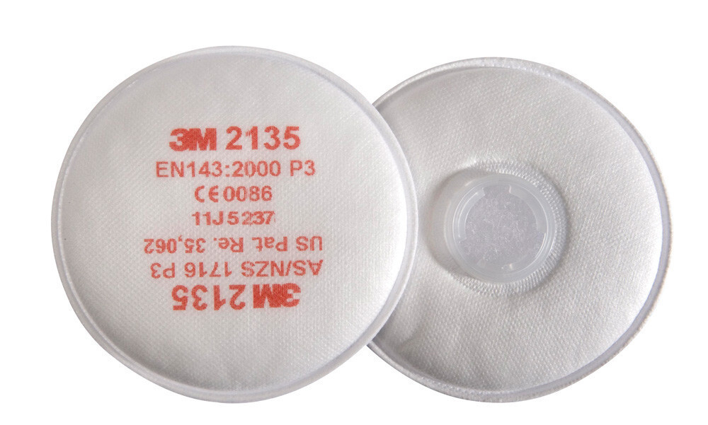 Фильтр противоаэрозольный 3М модель 2135 класс защиты Р3. 80 шт/кор