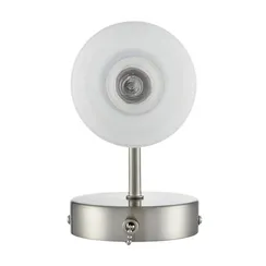 8099/1W COMFI LN25 76 никель/белый металл/стекло Бра Е14 1*40W 220V MAVE