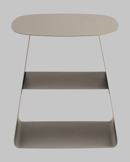 Журнальный столик Leyre металл темно-серый