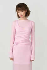 Юбка миди трикотаж