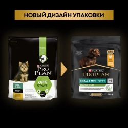 Pro plan opti start small mini сухой корм для щенков мелких и карликовых пород с курицей - 700 г