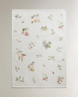 Zara Home кухонное полотенце из хлопка, цветочный мотив, 60 40 см (комплект 2 шт.) · 9225/026