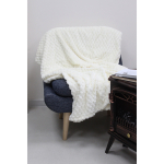 Плед 150*200см «Pompon», цвет жемчуг, микрофлис, 240 гр/м²