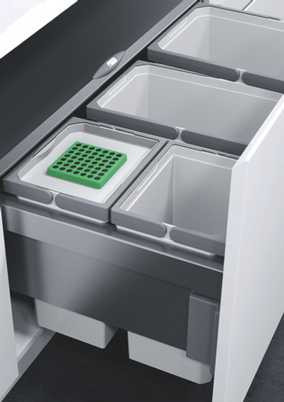 Vauth-Sagel Система сортировки ENVI SPACE 64 л, выдвижной фасад 900 мм, серый