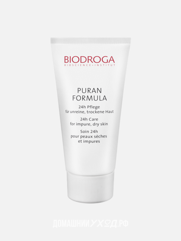 Крем для 24-х часового ухода за проблемной, сухой кожей 24-hour Care for impure dry skin, Biodroga, 40 мл