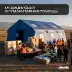 Пневмокаркасная всесезонная палатка «Универсал» 4×2,5×2,5 м — из ПВХ, синяя