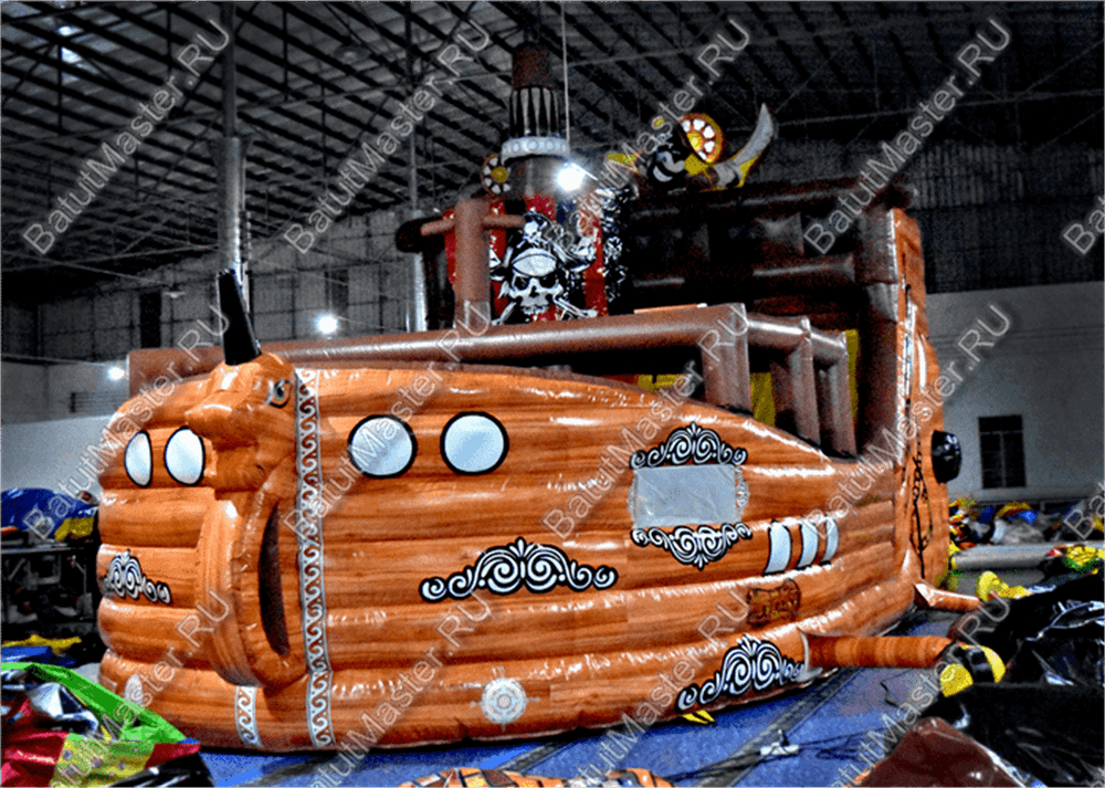 Надувной корабль "Весёлый Роджер Brown"