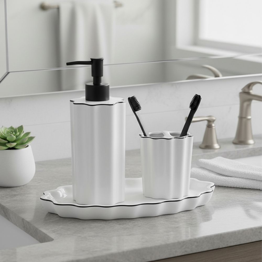 Диспенсер для жидкого мыла Camellia, белый