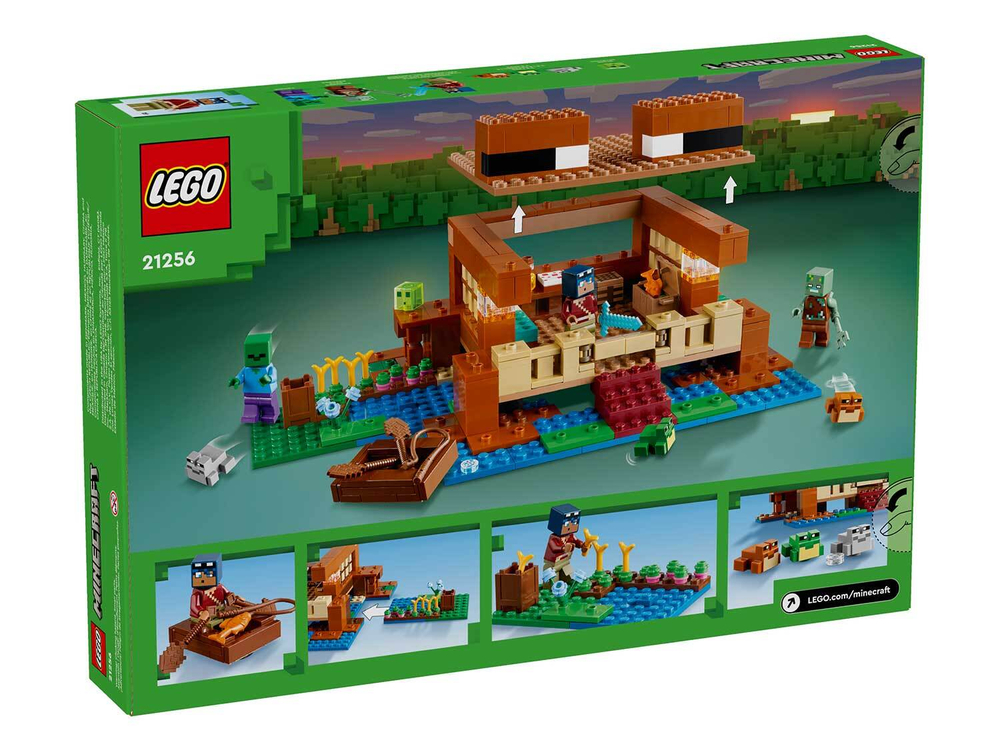 LEGO Minecraft 21256 «Лягушачий домик» — природа и приключения