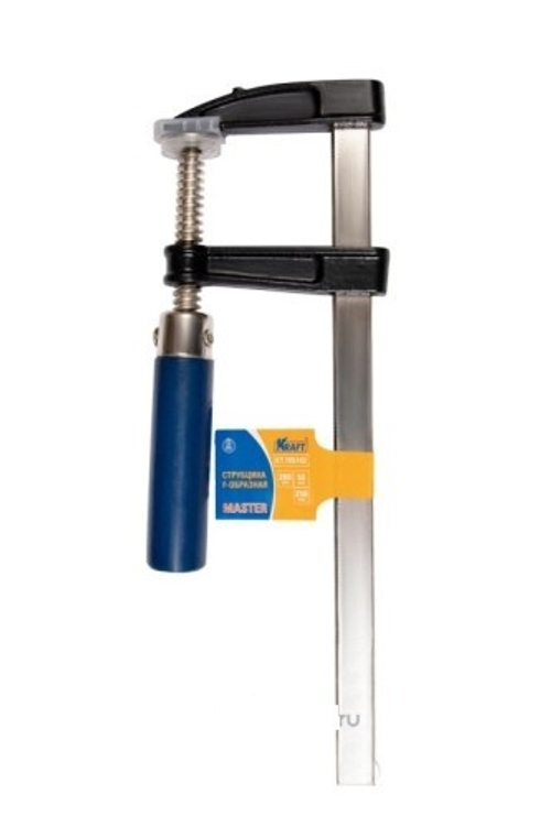 Струбцина 200х50х250 мм, деревянная рукоятка (KRAFT)