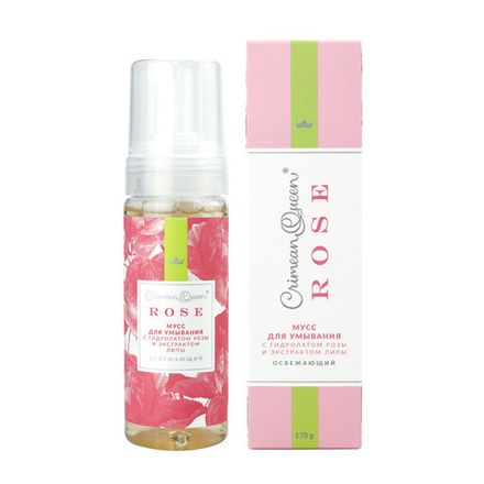ROSE Мусс для умывания "Освежающий" с гидролатом розы