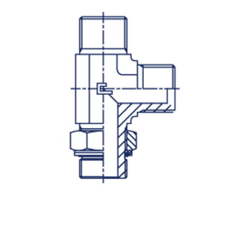 Штуцер FRGL BSP 1/2 - BSP 3/8