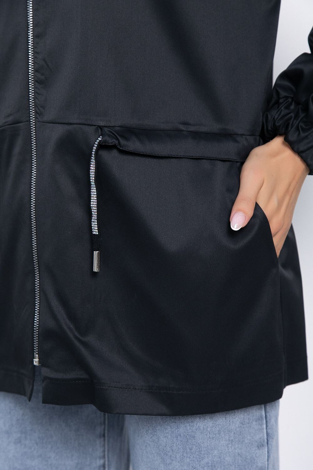 Ветровка Осенний дождь (черная) Б10931 LT Collection