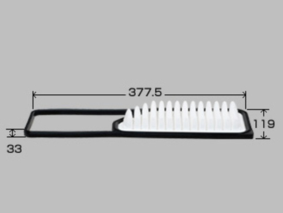 Фильтр  воздушный  VIC  A-752