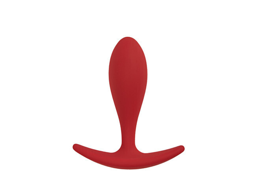 Анальная пробка Lito, цвет бордовый (CORE) Размер M (Цвет: красный)