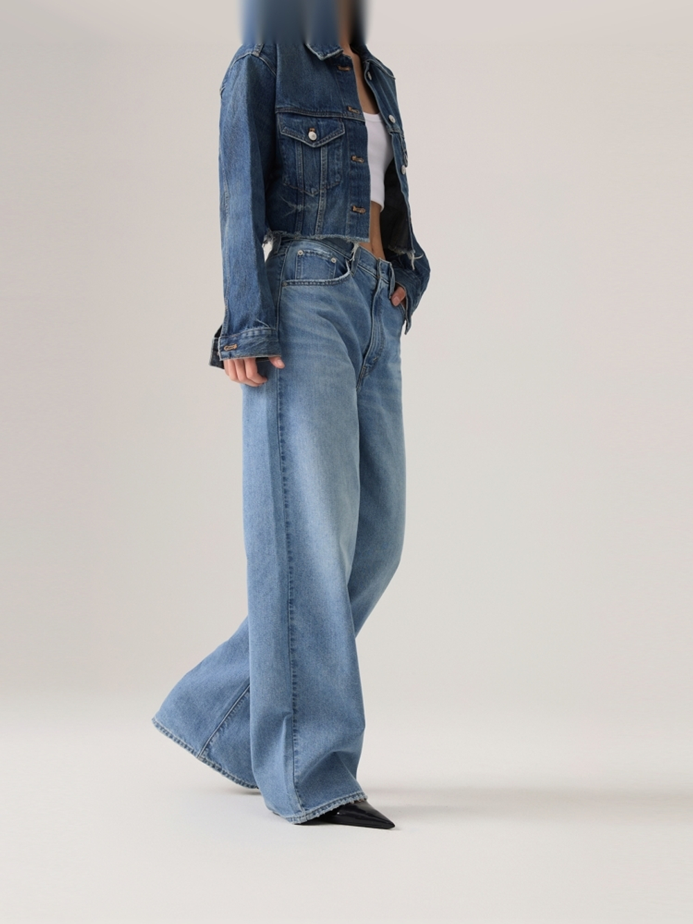 Женские свободные прямые джинсы с завышенной талией Levi's Cinch Baggy 001UP-0015