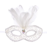 Маска карнавальная «Снежная королева», белый