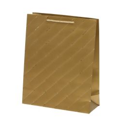 GAEM Пакет подарочный M (бумага 210г/м2, блок микс12шт), L26 W10 H32 см, 5в.